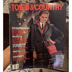 Town & Country Magazine June 1979 Fashion - women society -Gems